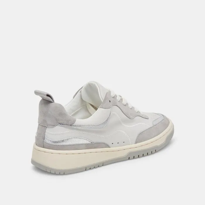 Sneakers Women Dolce Vita Adella Sneakers White Grey Leather
