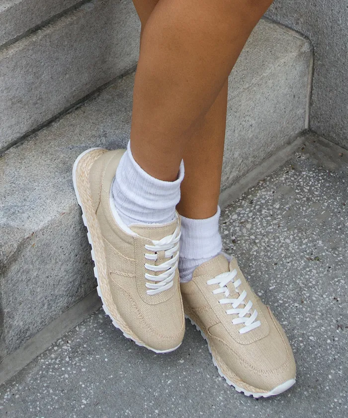 Sneakers Women Dolce Vita Ayita Sneakers Lt Natural Raffia