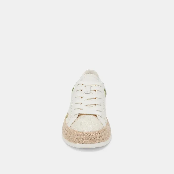 Sneakers Women Dolce Vita Azalia Sneakers White Floral Raffia