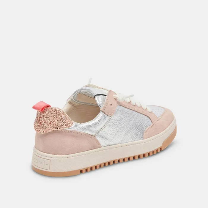 Sneakers Women Dolce Vita Calil Sneakers Blush Multi Metallic Leather