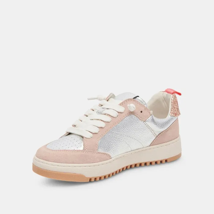 Sneakers Women Dolce Vita Calil Sneakers Blush Multi Metallic Leather