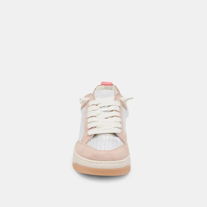 Sneakers Women Dolce Vita Calil Sneakers Blush Multi Metallic Leather