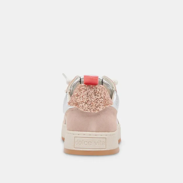 Sneakers Women Dolce Vita Calil Sneakers Blush Multi Metallic Leather