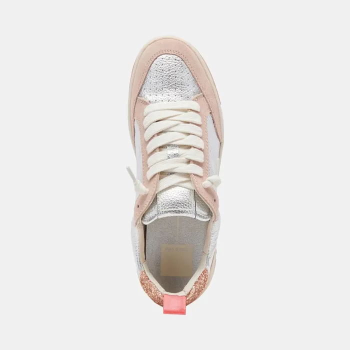 Sneakers Women Dolce Vita Calil Sneakers Blush Multi Metallic Leather