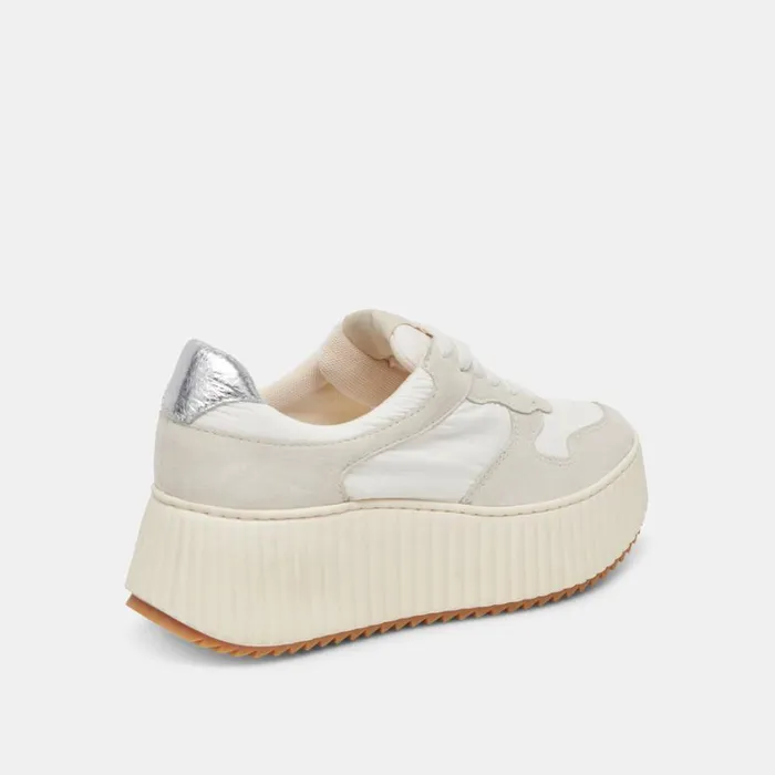 Sneakers Women Dolce Vita Daisha Sneakers White Silver Nylon