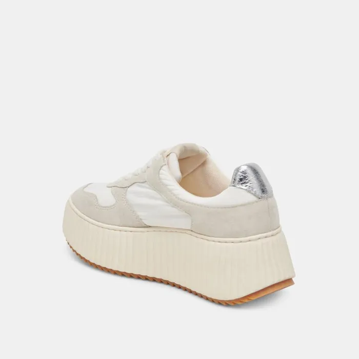 Sneakers Women Dolce Vita Daisha Sneakers White Silver Nylon