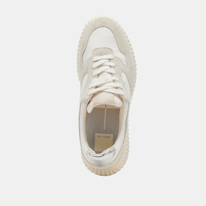 Sneakers Women Dolce Vita Daisha Sneakers White Silver Nylon