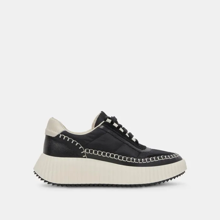 Sneakers Women Dolce Vita Dolen Nylon Sneakers Black Nylon