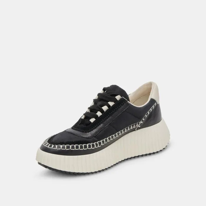 Sneakers Women Dolce Vita Dolen Nylon Sneakers Black Nylon