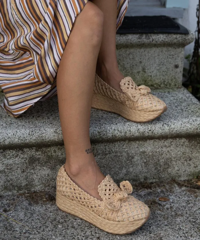 Sneakers Women Dolce Vita Jaka Sneakers Lt Natural Raffia