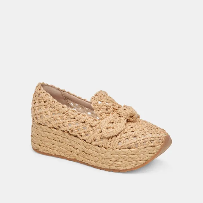 Sneakers Women Dolce Vita Jaka Sneakers Lt Natural Raffia