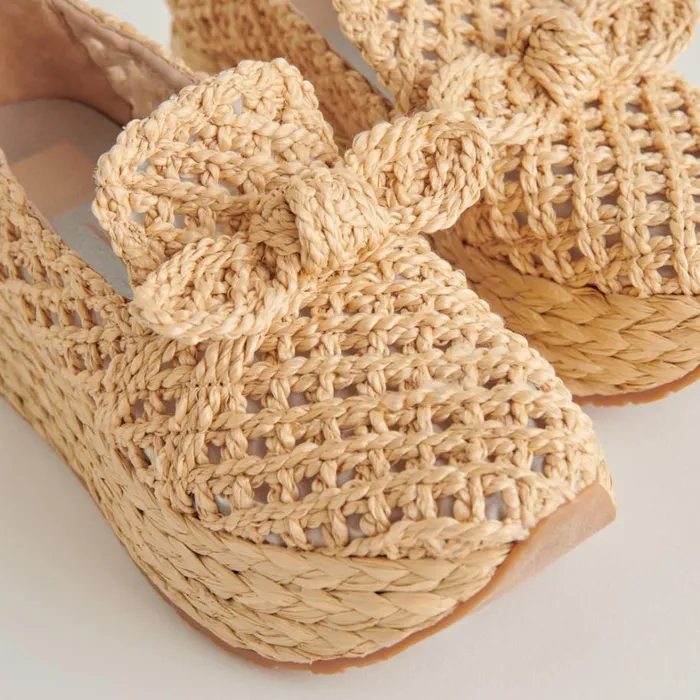 Sneakers Women Dolce Vita Jaka Sneakers Lt Natural Raffia