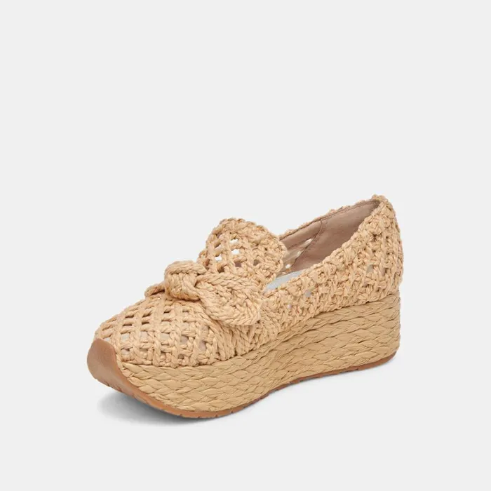 Sneakers Women Dolce Vita Jaka Sneakers Lt Natural Raffia