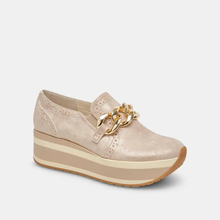 Sneakers Women Dolce Vita Jhenee Sneakers Light Gold Nubuck