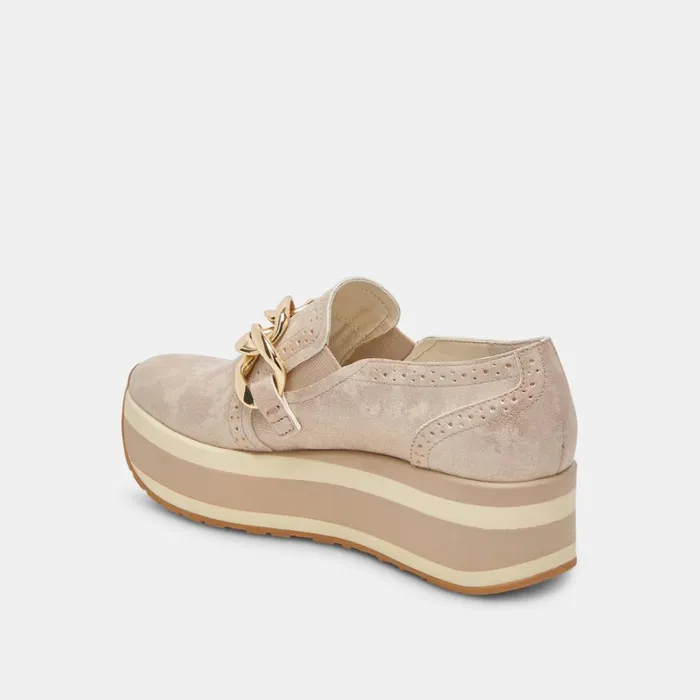 Sneakers Women Dolce Vita Jhenee Sneakers Light Gold Nubuck