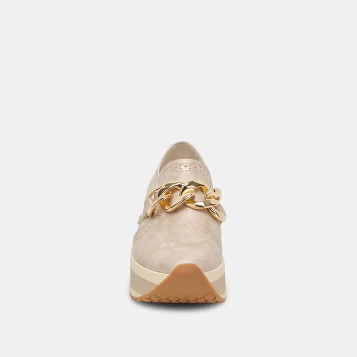 Sneakers Women Dolce Vita Jhenee Sneakers Light Gold Nubuck