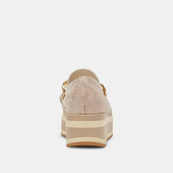 Sneakers Women Dolce Vita Jhenee Sneakers Light Gold Nubuck