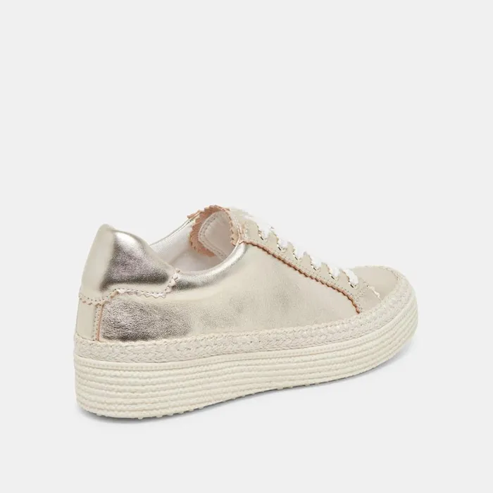 Sneakers Women Dolce Vita Lennix Sneakers Light Gold Metallic Leather