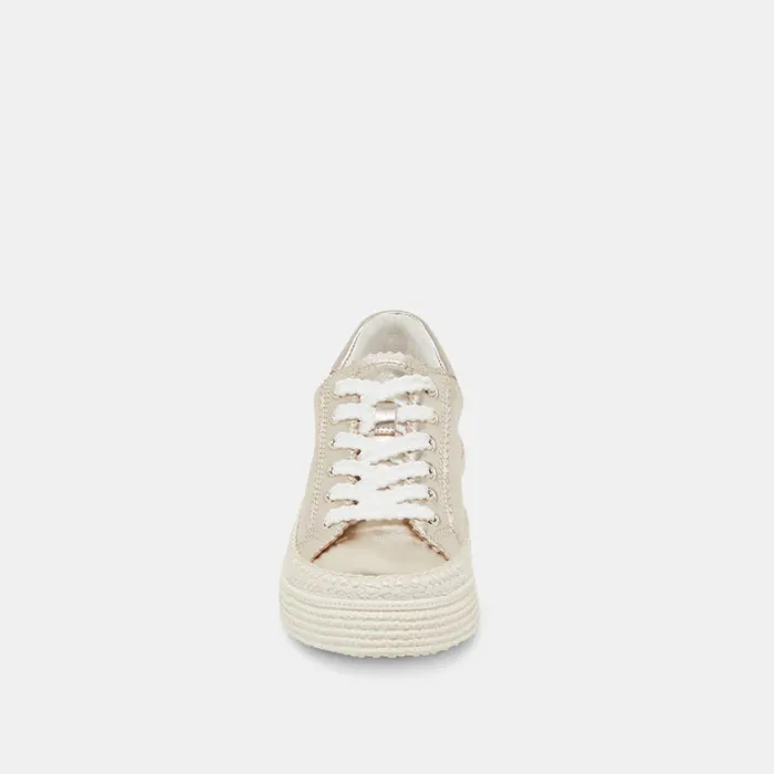 Sneakers Women Dolce Vita Lennix Sneakers Light Gold Metallic Leather
