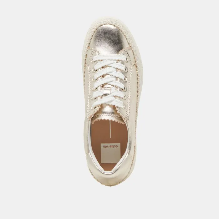 Sneakers Women Dolce Vita Lennix Sneakers Light Gold Metallic Leather