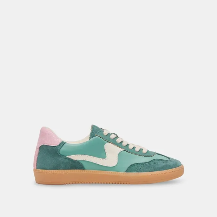 Sneakers Women Dolce Vita Notice Sneakers Green Suede