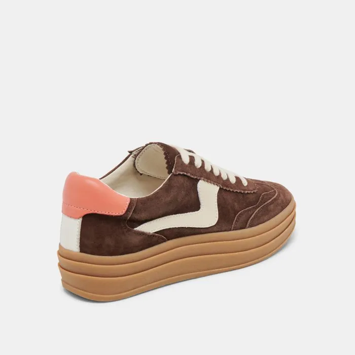 Sneakers Women Dolce Vita Notice X Sneakers Dk Brown Suede