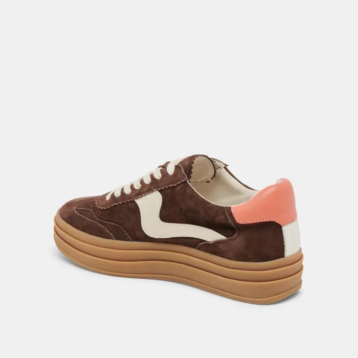 Sneakers Women Dolce Vita Notice X Sneakers Dk Brown Suede