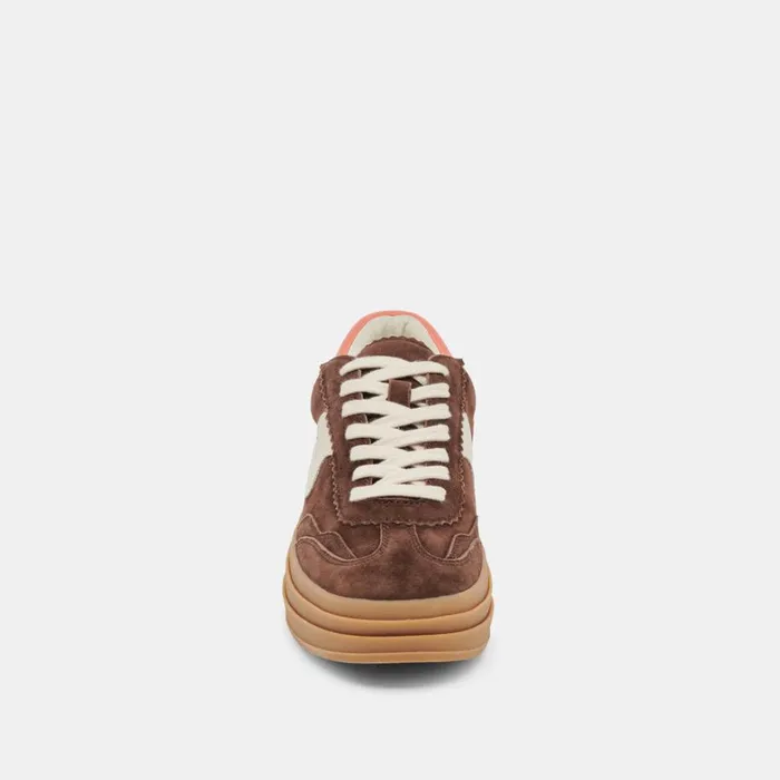 Sneakers Women Dolce Vita Notice X Sneakers Dk Brown Suede
