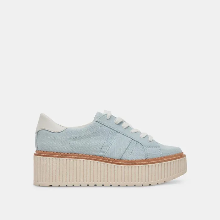 Sneakers Women Dolce Vita Tiger Sneakers Light Blue Denim