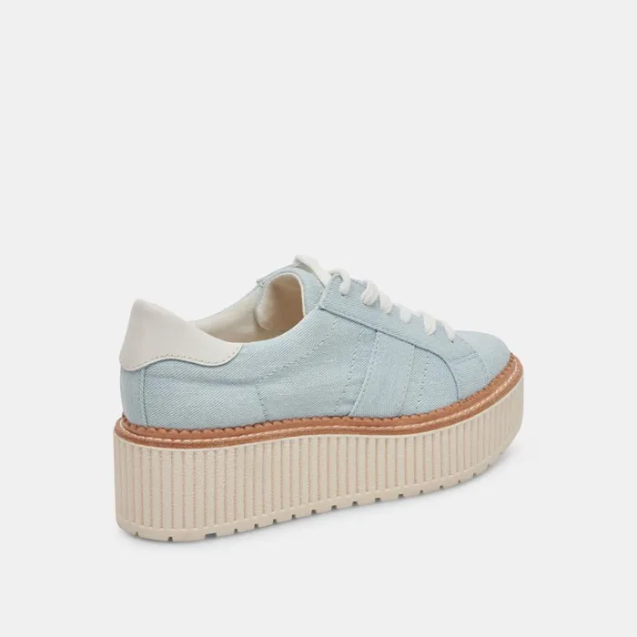 Sneakers Women Dolce Vita Tiger Sneakers Light Blue Denim