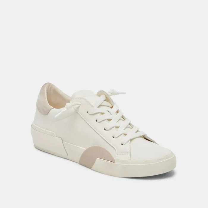 Sneakers Women Dolce Vita Zina 360 Sneakers White Natural Recycled Leather