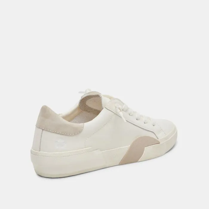 Sneakers Women Dolce Vita Zina 360 Sneakers White Natural Recycled Leather