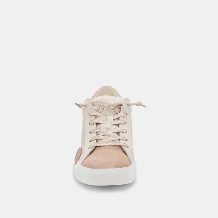 Sneakers Women Dolce Vita Zina Plush Sneakers Gold Leather