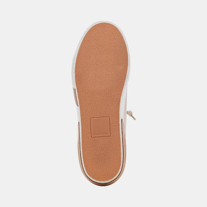 Sneakers Women Dolce Vita Zina Plush Sneakers Gold Leather
