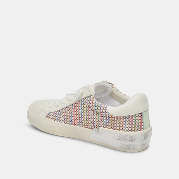 Sneakers Women Dolce Vita Zina Pride Sneakers White Multi Raffia