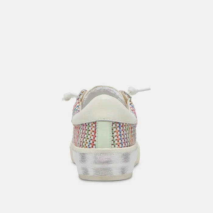 Sneakers Women Dolce Vita Zina Pride Sneakers White Multi Raffia