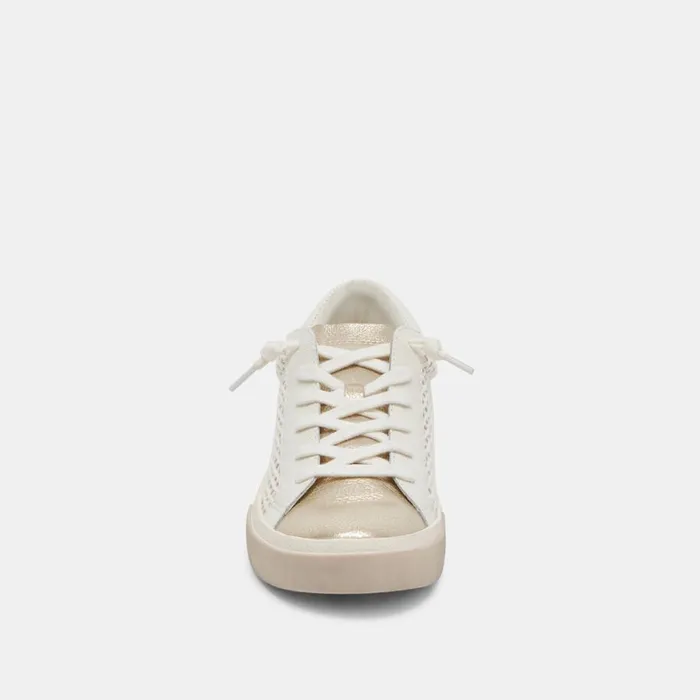 Sneakers Women Dolce Vita Zina Sneakers Bone Gold Woven
