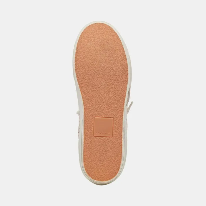 Sneakers Women Dolce Vita Zina Sneakers Sand Embossed Leather