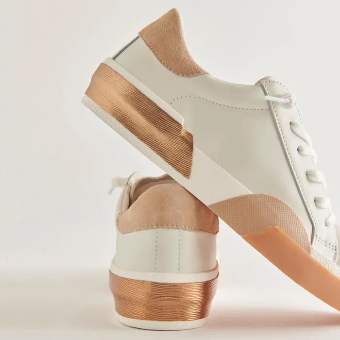Sneakers Women Dolce Vita Zina Sneakers White Tan