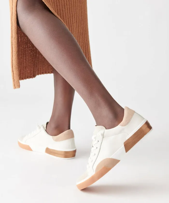 Sneakers Women Dolce Vita Zina Sneakers White Tan