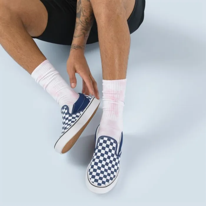 Socks Men Cool Tie Dye Crew Sock Vans Cool Pink Vans