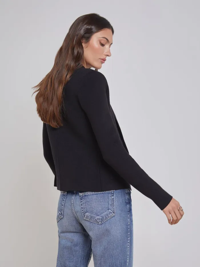Sofia Knit Blazer Black Women L039Agence Knitwear Sofia Knit Blazer Black Women L039Agence Knitwear