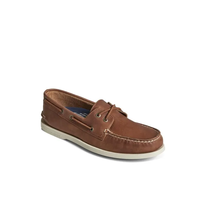 Sperry Boat Shoes Authentic Original Cross Lace Boat Shoe Medium Beige 8211 Men