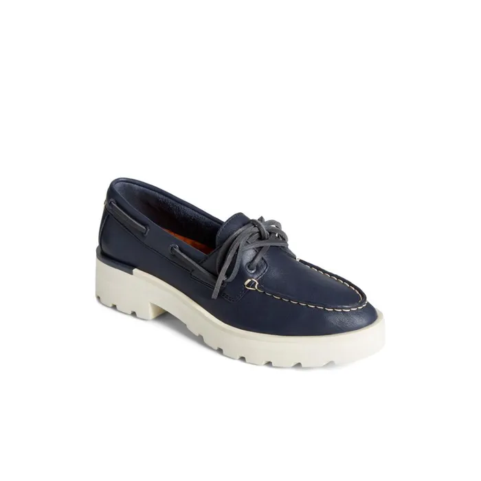 Sperry Boat Shoes Lug Boat Shoe Navy 8211 Women