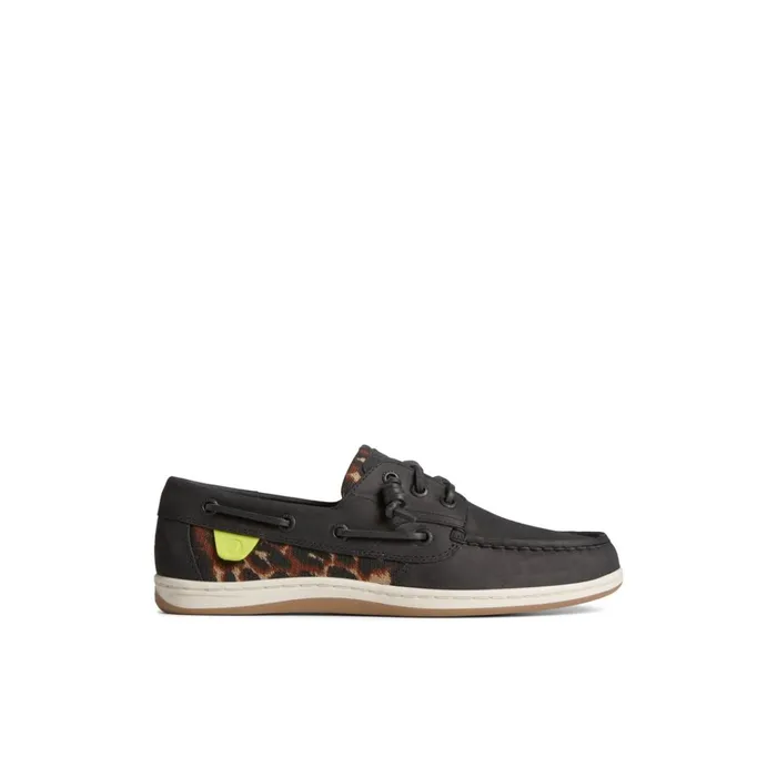 Sperry Boat Shoes Songfish Cheetah Boat Shoe Black 8211 Women