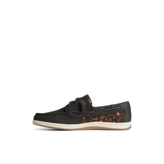Sperry Boat Shoes Songfish Cheetah Boat Shoe Black 8211 Women