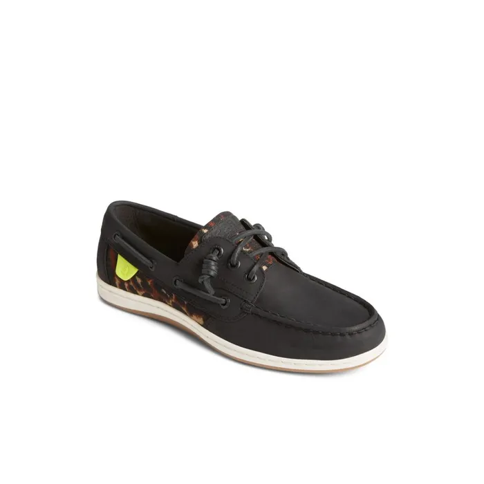 Sperry Boat Shoes Songfish Cheetah Boat Shoe Black 8211 Women