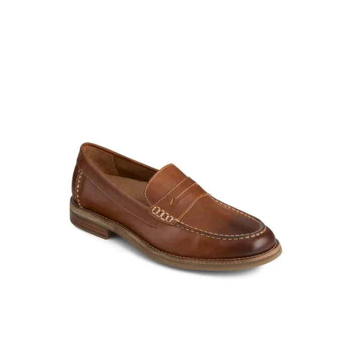 Sperry Boat Shoes Topsfield Penny Loafer Medium Beige 8211 Men