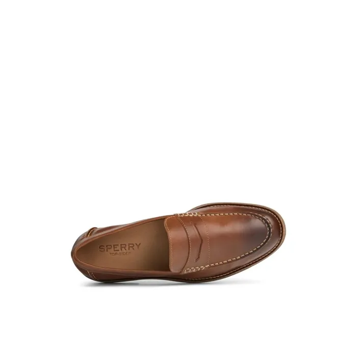 Sperry Boat Shoes Topsfield Penny Loafer Medium Beige 8211 Men