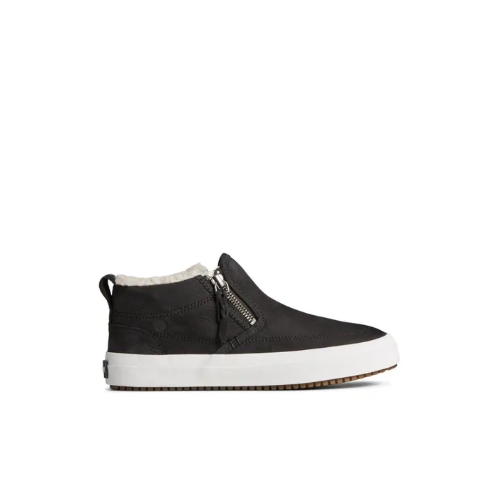 Sperry Boots Crest Side Zip Cozy Sneaker Black 8211 Women